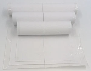 15 yards Brodart Fold-On ARCHIVAL Book Jacket Covers  -- large roll combo - Foto 1 di 4