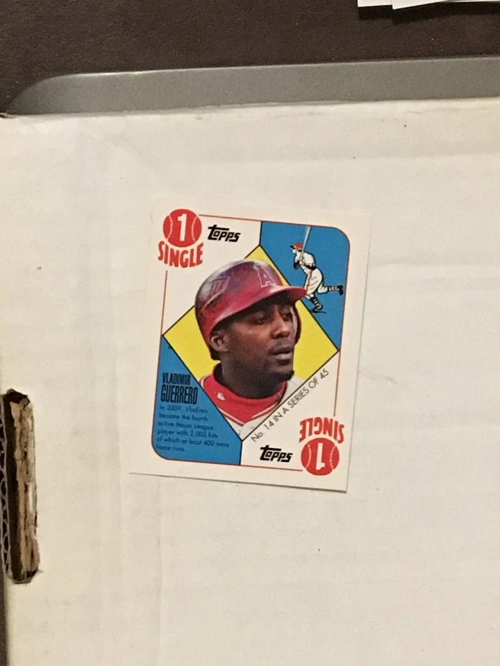 Walmart 2010 Topps Vladimir Guerrero #14 espalda azul Foto 1 de 1