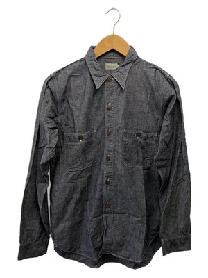 WAREHOUSE 长袖衬衫,尺寸 38,棉质,IDG — 第 1/4 张图片