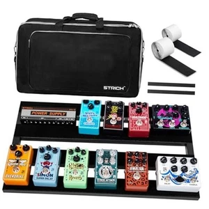 Guitar Pedal Board Aluminum Alloy 2.65lb Lightweight Effect Pedalboard 22'' x - Picture 1 of 7