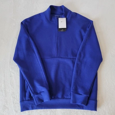 Nike Men's 24.7 Impossibly Soft Dri-Fit 1/2 Zip Top Men’s Small Deep Royal Blue - Image 1 of 4