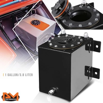 1 galón de alimentación inferior ligero aluminio pila de combustible/tanque de gas + tapa recubierta de negro Foto 1 de 4