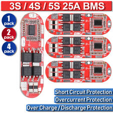 BMS 25A 18650 Li-ion Lithium Battery Protection Circuit Charging Board 3S/4S/5S