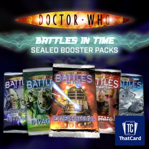 Dr Doctor Who Battles in Time Cards - SEALED BOOSTER PACKS PACKETS - ALL SETS - Picture 1 of 10
