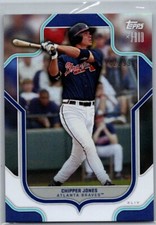 2023 Topps X J-Rod Rainbow Foil /99 Chipper Jones #28 Atlanta Braves