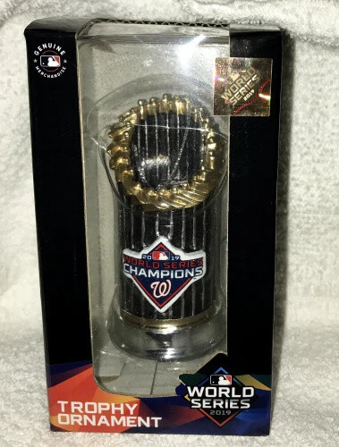 WASHINGTON NATIONALS 2019 WORLD SERIES CHAMPIONS TROPHY CHRISTMAS ORNAMENT NIB - Image 1 of 1