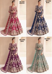 Wedding Indian Dress Bridal Pakistani Anarkali Gown Kameez Designer Party wear - Picture 1 of 7