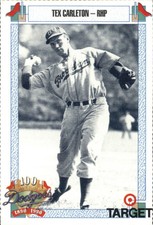 1990 Dodgers Target Baseball  Brooklyn Dodgers Baseball  #114 Tex Carleton
