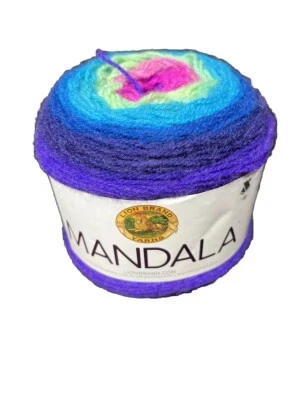 Lion Brand Yarn MANDALA Ombré Troll Acrylic Yarn 1 Cake LOT Code 623316 - Image 1 of 4