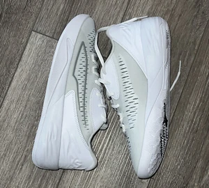 PUMA Stewie 1 Team Womens Basketball Shoes Quarry Grey White 378262-04 Size 8 Z1 - Picture 1 of 5