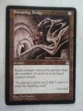 MTG Magic the Gathering English Ensnaring Bridge 1998 Stronghold LP