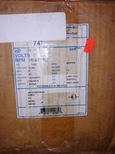 Condensador dividido permanente AO Smith 1/4-1/8 HP, motor de doble eje 1625 rpm - Imagen 1 de 2