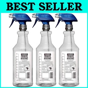 3-Pack Adjustable 32oz Professional Spray Bottles - Ideal for Cleaning Solutions - Picture 1 of 9