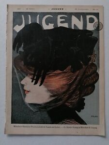 ORIGINAL Zeitschrift JUGEND 1899 Nummer 18 - guter Zustand nach über 120 Jahren