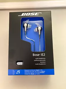 BOSE IE2 Kabelgebundene In-Ear Audio Kopfhörer SCHWARZ Fabrikversiegelt NEU - Bild 1 von 6