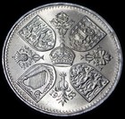UK 5 Shillings 1953 Elizabeth II Coronation Crown UNC Coin WCA MB1953