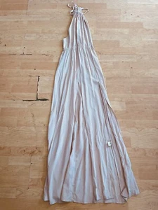 STONE COLD FOX dusty Rose Silk Onyx Maxi Dress Size 1/2 Women Casual Party N29 - Picture 1 of 5