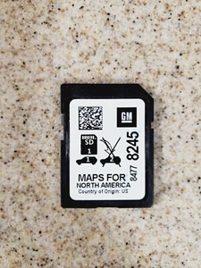 2018-2022 CHEVY GMC CADILLAC NAVIGATION SD CARD 8477 8245 FACTORY GM OEM - Picture 1 of 2