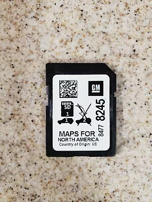 2018-2022 CHEVY GMC CADILLAC NAVIGATION SD CARD 8477 8245 FACTORY GM OEM - Image 1 of 2
