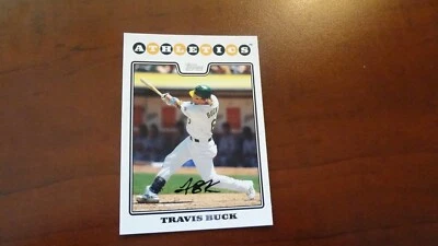 2008 TOPPS # 519 TRAVIS BUCK   BASEBALL  CARD - Image 1 of 2