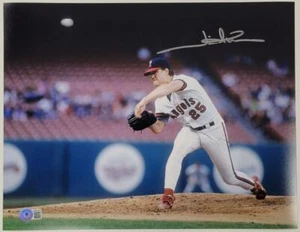 Jim Abbott signed California Angels 11x14 Photo Autograph ~ Beckett BAS Witness - Picture 1 of 2