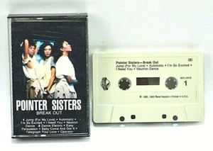 Pointer Sisters  "Break Out"  1983 Used Cassette Tape  Produced by Richard Perry - Picture 1 of 2