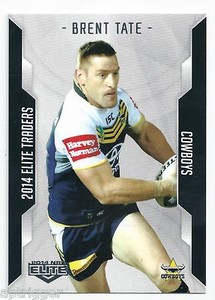 2014 NRL Elite Base Card (35) Brent TATE Cowboys
