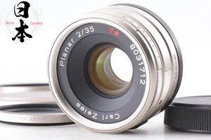 【Top MINT w/Hood 】 Contax Carl Zeiss Planar T* 35mm f2 Lens for G1 G2 From JAPAN - Photo 1/14