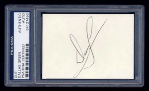 DALLAS GREEN SIGNED MINT CUT PSA/DNA SLABBED 1980 PHILADELPHIA PHILLIES WSC HOF - Picture 1 of 1