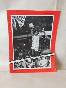 Vintage März 1983 DePaul VS Minnesota NIT Basketball Programm - Bild 1 von 5