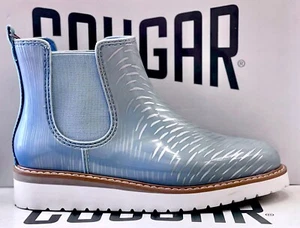 Cougar Kensington Blue Waterproof Ankle Rain Boots For Women's New in Box - Picture 1 of 5