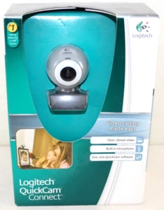 Logitech QuickCam Connect for Video Calling Web Camera Chatting E 2500 with Box - Picture 1 of 9