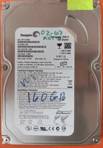 ⭐️⭐️⭐️⭐️⭐️ HDD Hard Drive SATA Desktop 3.5" Seagate ST3160811AS 160GB SS 3.AAE - Picture 1 of 3