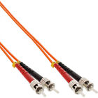 5x InLine LWL Duplex Kabel, ST/ST, 50/125m, OM2, 25m