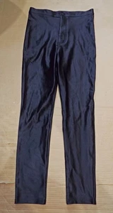 American Apparel Disco Pants - Black - Size L - Shiny Lycra Spandex - Picture 1 of 12