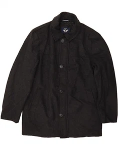 DOCKERS Mens Overcoat UK 40 Large Grey Polyester WE01 - Picture 1 of 3