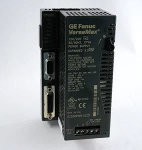 GE Fanuc VersaMax CPU001 IC200PWR102D 120/240 VAC 50/60Hz Power Supply - Picture 1 of 6