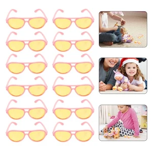 16 piezas Gafas de sol para niños Juguetes Gafas llamativas Accesorios Plástico Pequeño - Imagen 1 de 12
