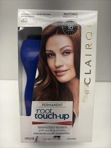 Clairol Root Touch-Up Hair Color 4R Matches Dark Auburn Reddish Brown Shades - Picture 1 of 2
