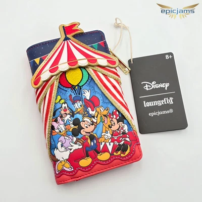 Cartera Loungefly Disney Mickey & Friends Circo Tienda Nueva Foto 1 de 3