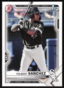 2021 Bowman Prospects #BP-40 Yolbert Sanchez - FREE SHIP - Picture 1 of 2