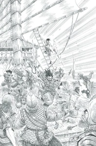 BRZRKR: The Bleeding Tide 1 James Stokoe Cover H Variante Vergine Rapporto 1:25 CB - Foto 1 di 1