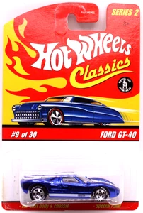 Hot Wheels Classics Series 2 #9 Ford GT-40 SF blue WL5spk's - Bild 1 von 4