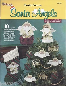 **SANTA ANGELS**PLASTIC CANVAS LEAFLET** - Picture 1 of 1