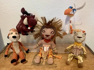 The Lion King Musical Püschtier Set - 5 Stk - König der Löwen, Simba Timon Nala - Bild 1 von 15