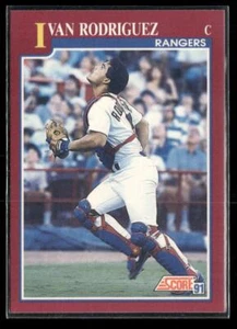 Score Rookie & Traded #82T 1991 Ivan Rodríguez RC Texas Rangers - Imagen 1 de 2