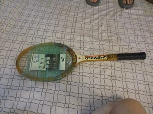 RACCHETTA DA TENNIS VINTAGE ROD LAVER E FOTO CARTOLINA AUTOGRAFATA - Foto 1 di 5