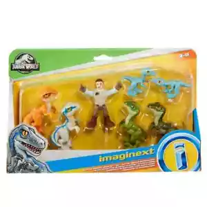 Jurassic World Raptor Trainer Owen Geschenkset Fisher-Price Imaginext Dinosaurier - Bild 1 von 4