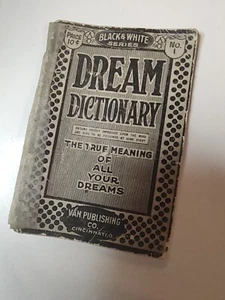 VTG Dream Dictionary Van Publishing White & Black Series No.1 Ten Cents - Imagen 1 de 10