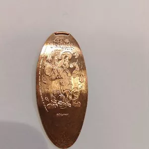 Disneyland Park Souvenir centavo prensado Winnie the Pooh tigger en cabeza #428 - Imagen 1 de 2